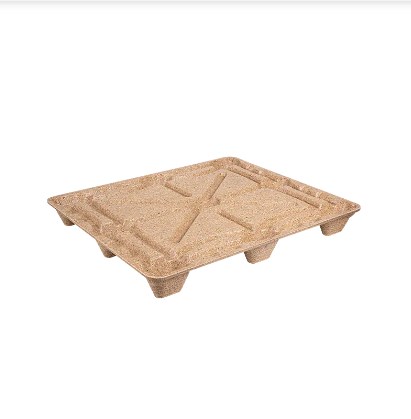 Enkelsidig niobent formpressad träpall: ett miljövänligt och effektivt logistikverktyg